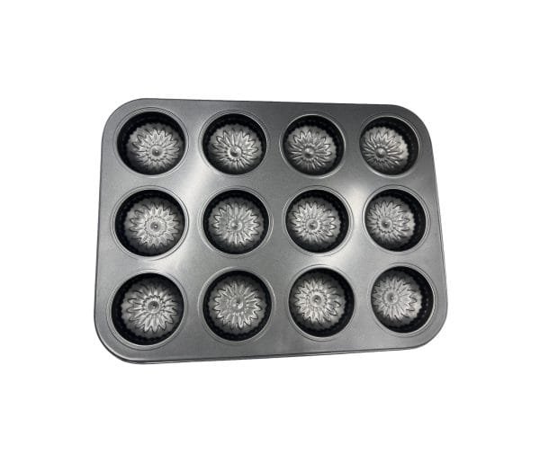 12 Holes Flower Shape Muffin Tray - Image 2