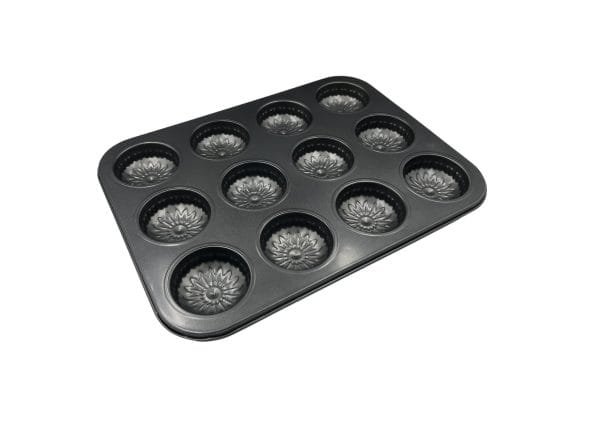 12 Holes Flower Shape Muffin Tray