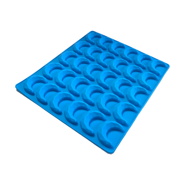 30-Disk Crescent Moon Shaped Silicone Mould