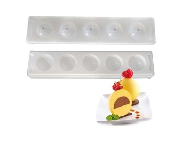 3D Ball Shaped Mousse Cake, Chocolate, Jelly, Candy Silicone Mould 1pc