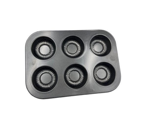 6 Holes Flower Shape Muffin Tray - Image 2