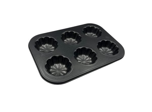 6 Holes Flower Shaped Muffin Tray