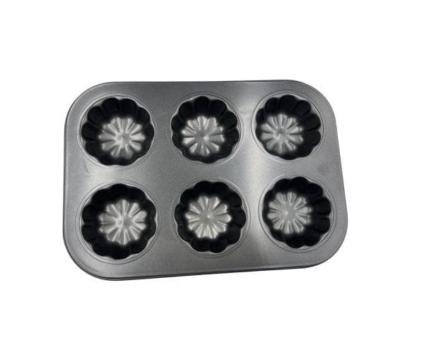6 Holes Flower Shaped Muffin Tray - Image 2