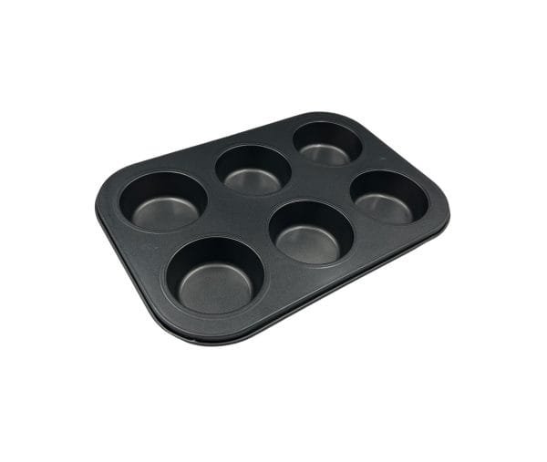 6 Holes Plain Muffin Tray