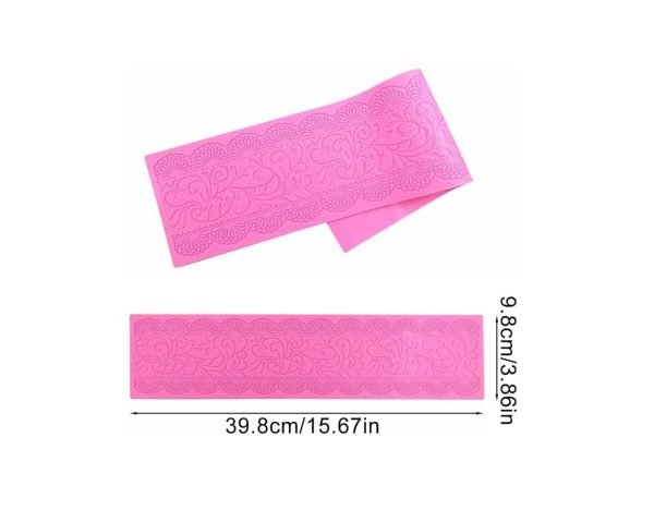 Cake Decorating Lace Mat Silicone Mould Version-11  1pc - Image 2