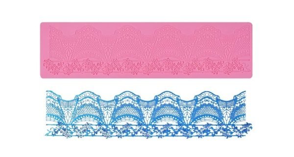 Cake Decorating Texture Lace Mat Silicone Mould Version-4 1pc - Image 2