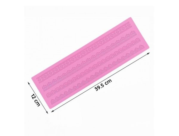 Cake Decorating Lace Mat Silicone Mould Version-9 1pc - Image 2