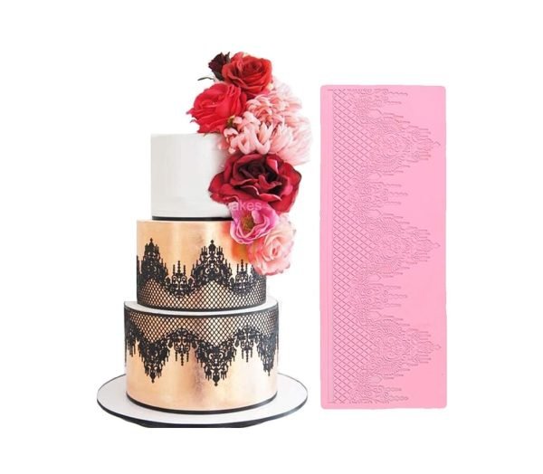 Cake Decorating Texture Lace Mat Silicone Mould Version-5 1pc