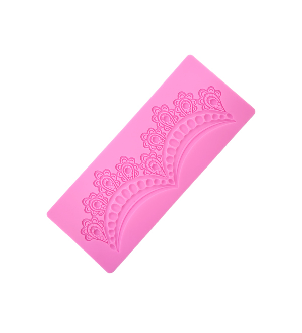 Cake Decorating Lace Mat Silicone Mould Version-23  1pc - Image 2