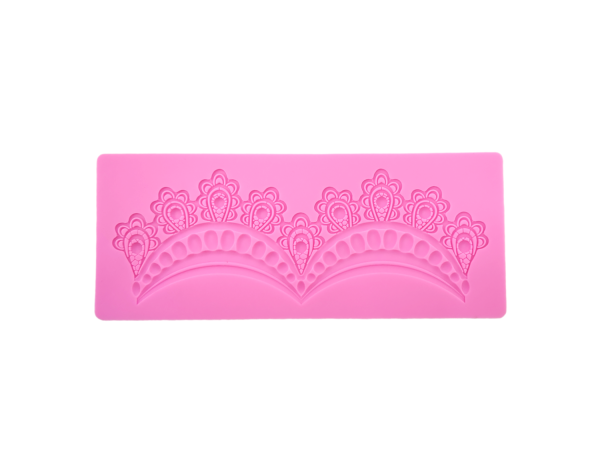 Cake Decorating Lace Mat Silicone Mould Version-23  1pc
