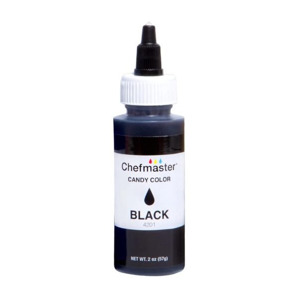 Chefmaster Candy Color 2 oz - Black 57ml
