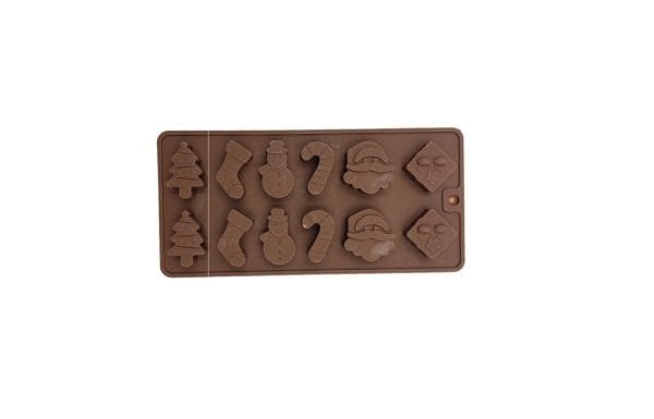 Christmas-Santa-Snowman Chocolate Silicone Mould