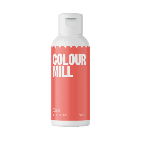 Colour Mill Oil Based Food Colour Coral 100ml