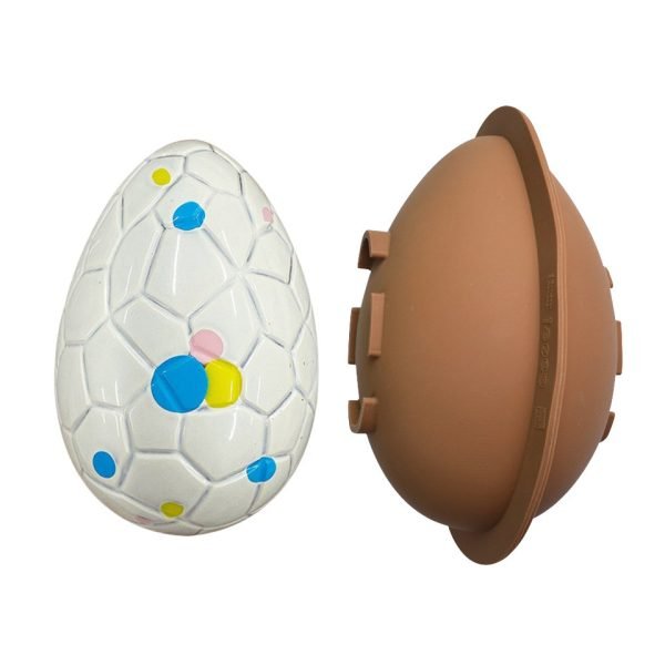 Easter Large Cracked Egg Shaped Chocolate Silicone Mould