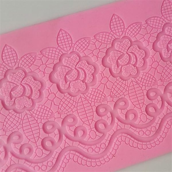 Cake Decorating Texture Lace Mat Silicone Mould Version-2 1pc - Image 2