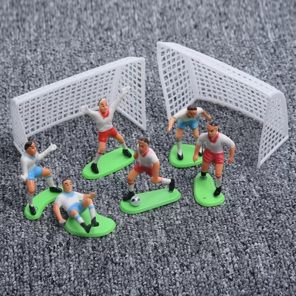 Football Figure Cake Toppers Set of 8pcs - Image 2