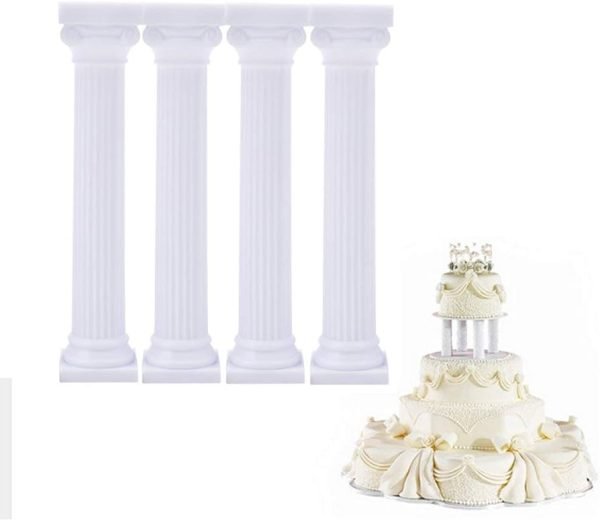 Grecian Pillars Cake Stand Set of 4