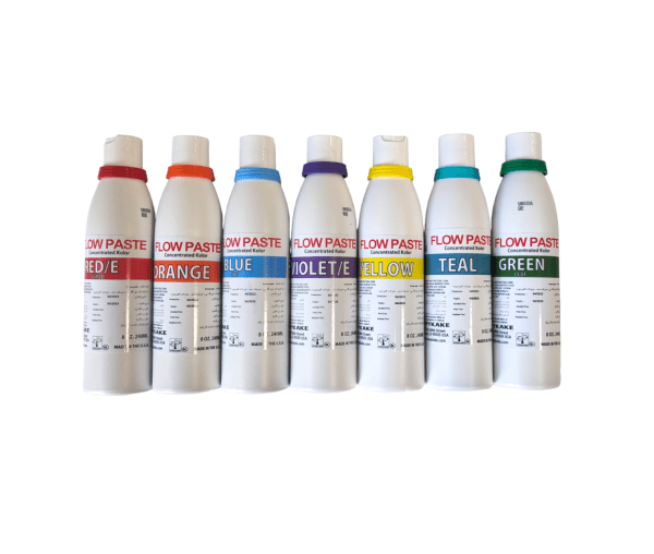 Kopykake Flow Paste 240ml Rainbow Colours Pack of 7