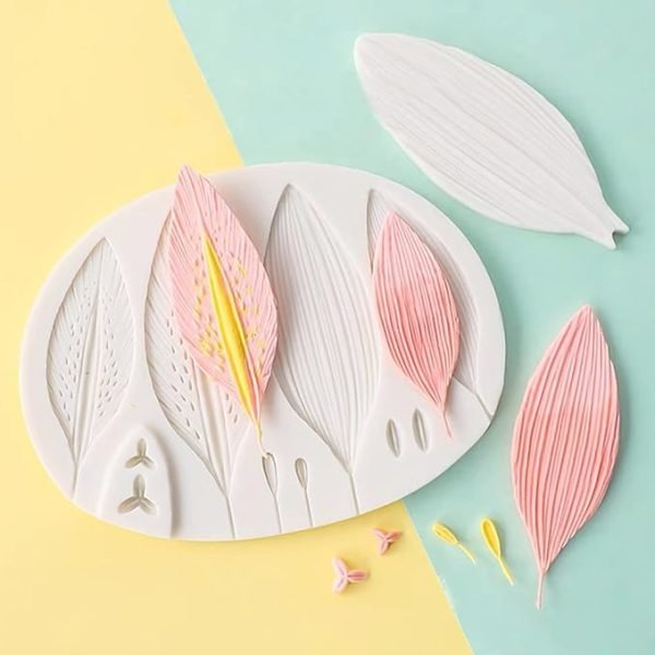 Lily Flower Petals 3D Shape Silicone Fondant Mould