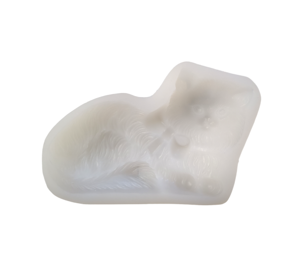 Lying Cat 3D Shape Silicone Fondant Mould 19cm x 13.5cm