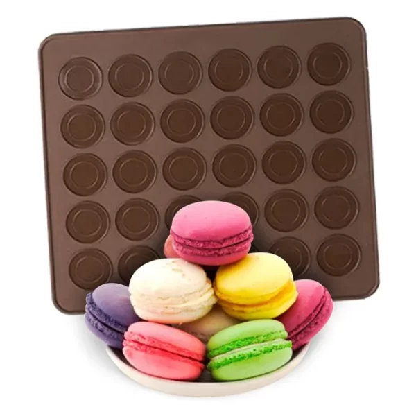 30 Cavity Silicone Macaron Mat