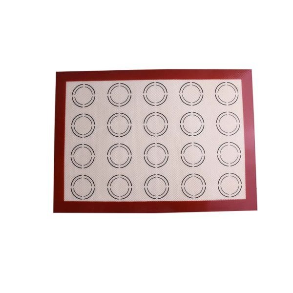 20 Cavity Silicone Macaron Mat