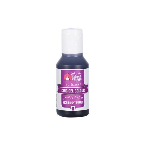 BV Icing Gel Colour 20ml - Neon Bright Purple