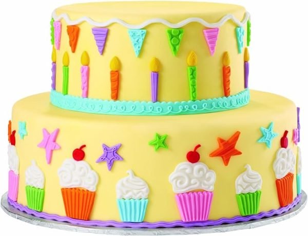 Party Theme 3D Shape Silicone Fondant Mould - Image 3