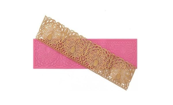Peacock Cake Decorating Lace Mat Silicone Mould Version-10 1pc
