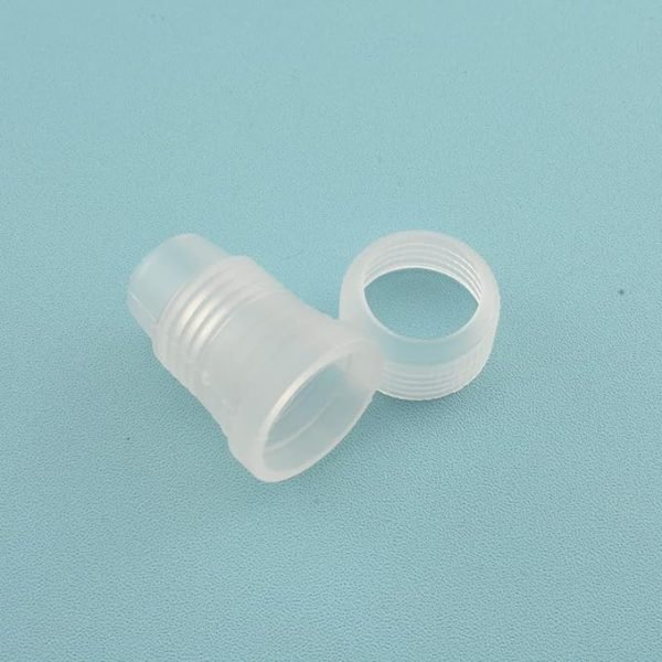Icing Piping Bag Tri Coloured Nozzle Coupler Plastic 1.4cm Diameter