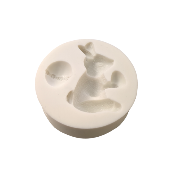 Easter Rabbit Bunny Egg Shaped 3D Shape Silicone Fondant Mould - Image 2