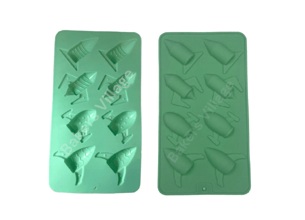 Rocket 8 Cavity Silicone Mould