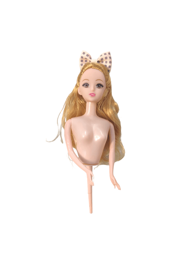 Sand Ribbon Bow Doll Cake Toppers