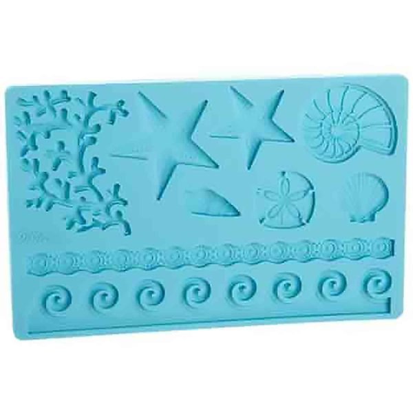 Sea Theme 3D Shape Silicone Fondant Mould - Image 3