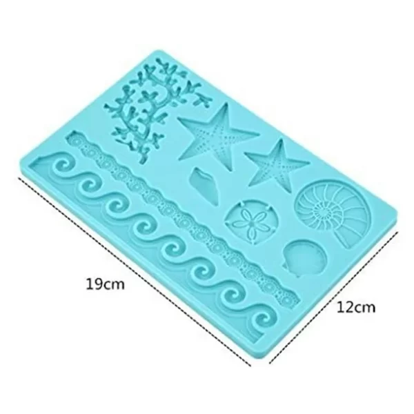 Party Theme 3D Shape Silicone Fondant Mould - Image 2