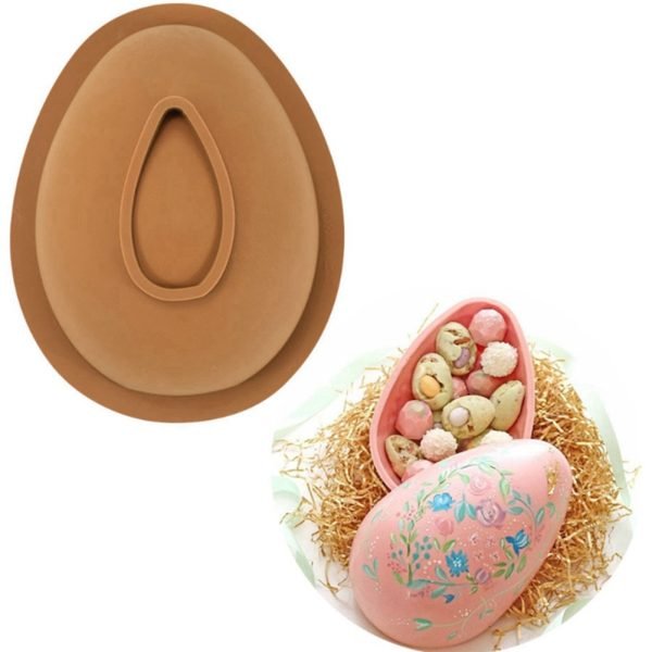 Easter Small Egg Shaped Chocolate Silicone Mould 12.5cm x 9cm