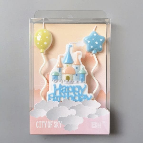 Castle Happy Birthday Candle Set | Fairy Tale Theme - Image 2