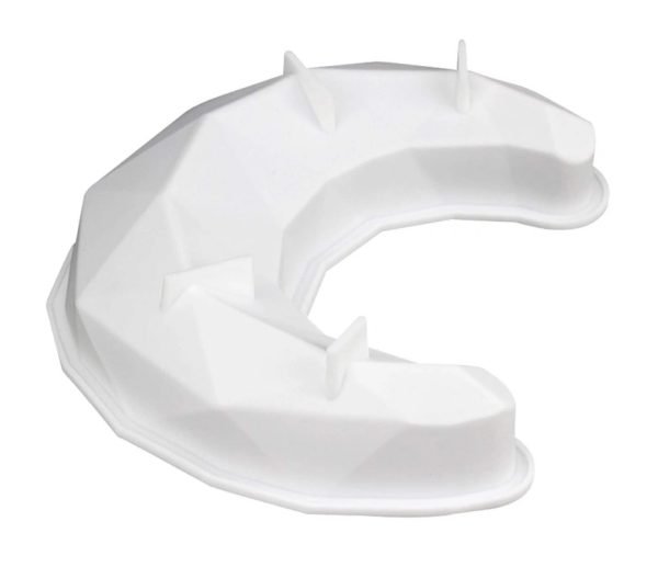 3D Diamond Moon Silicone Mould 7inch X 2.9inch
