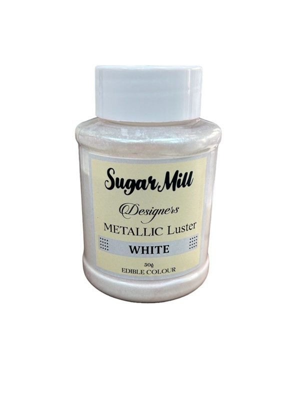 Sugarmill Luster Dust - Metallic White  50g