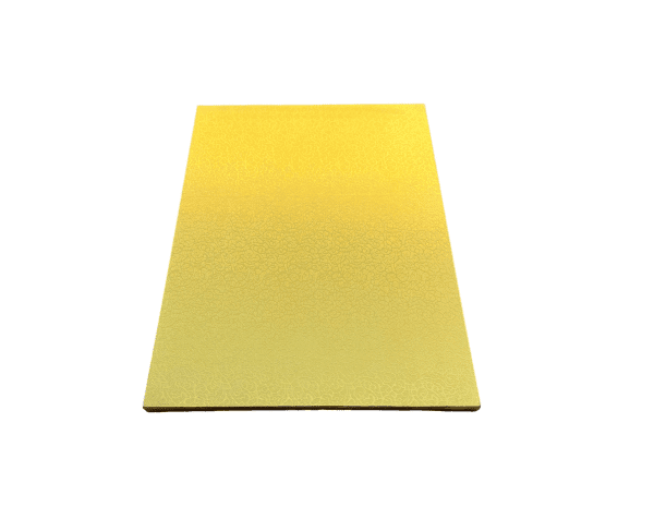 MDF Rectangular Gold Cake Drums
