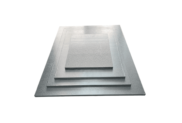 MDF Rectangular Silver Cake Drums - Image 2