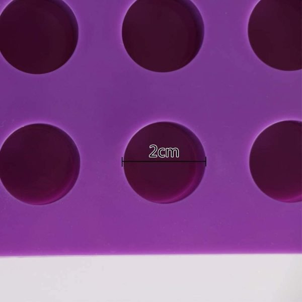 88-Cavities Mini Round Shaped Silicone Mould - Image 3