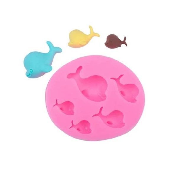 Whale 3D Shape Silicone Fondant Mould
