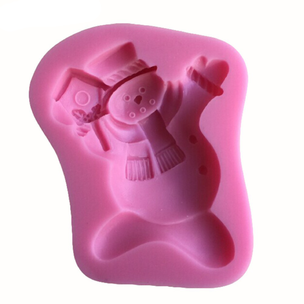 Christmas-Snowman-Silicne-Fondat-Mould