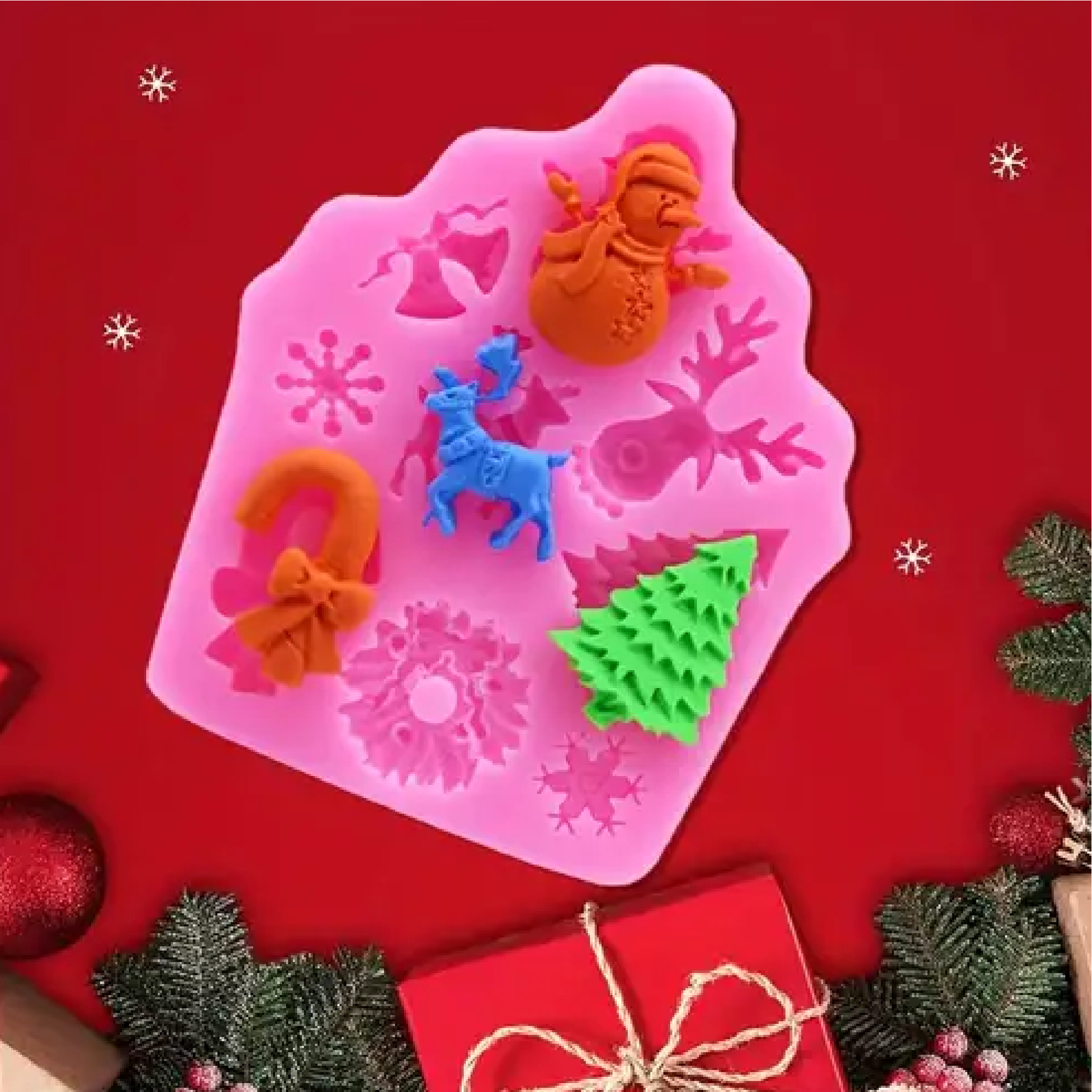 Christmas eve silicone mould