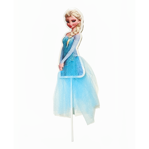 Frozen shape cake topper