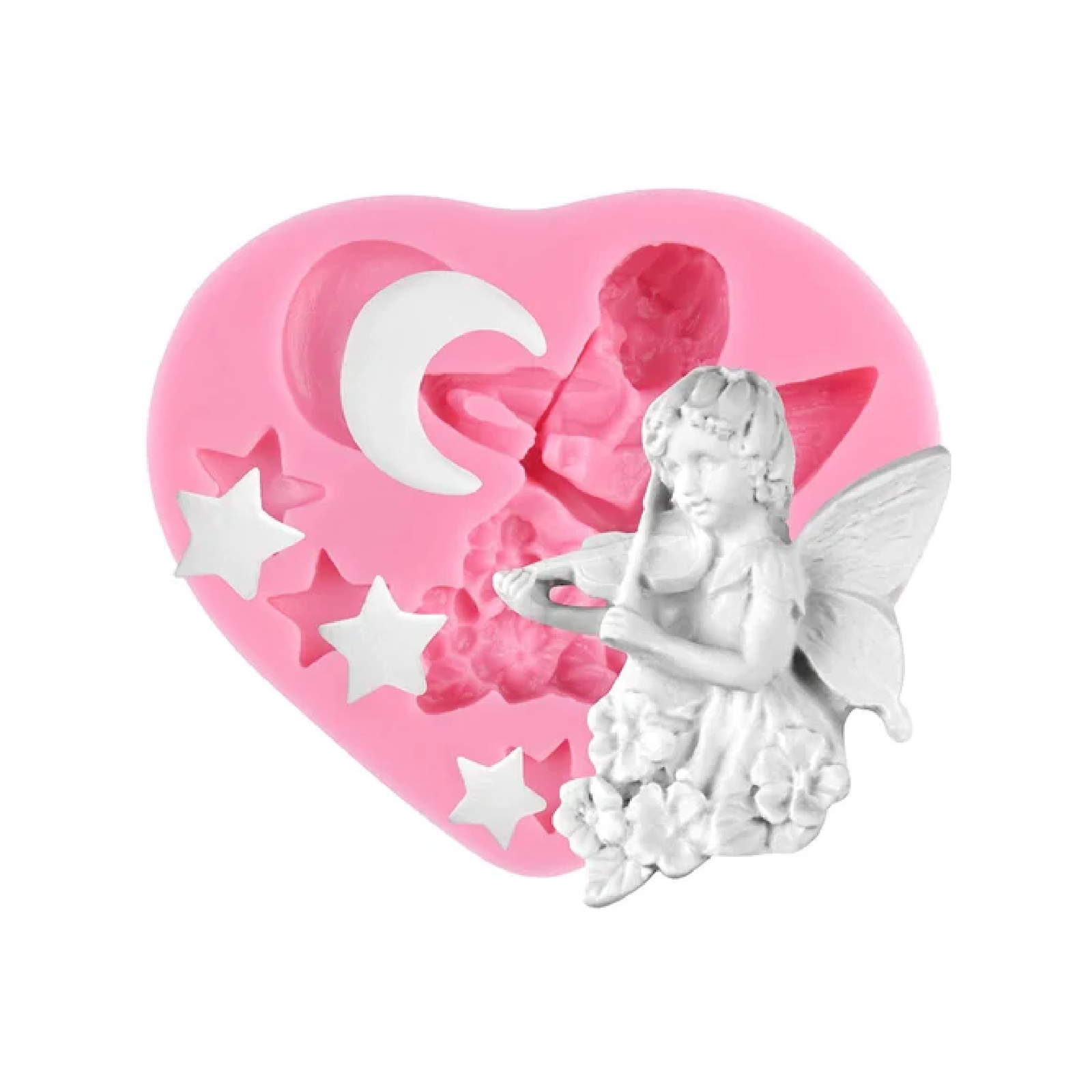 Girl angel fondant mould