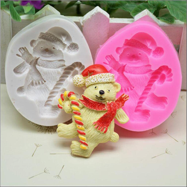 christmas mould bear shapes