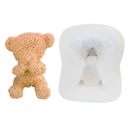 teddy shape silicone mould 4