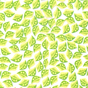 Chocolate Transfer Sheet A3 Green Colour Leaf Design